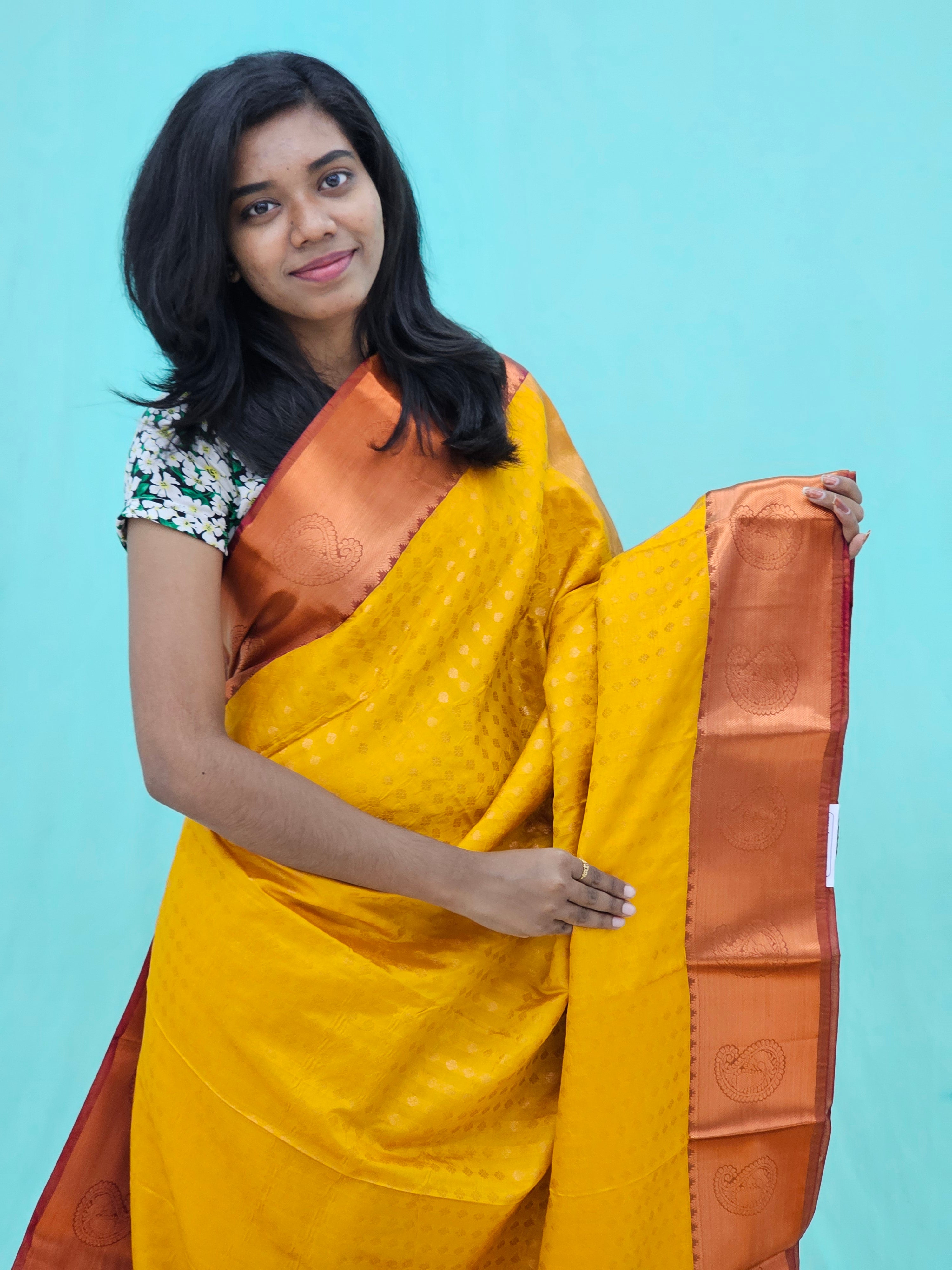 Kanchipuram Blended Trending Silk Saree 080