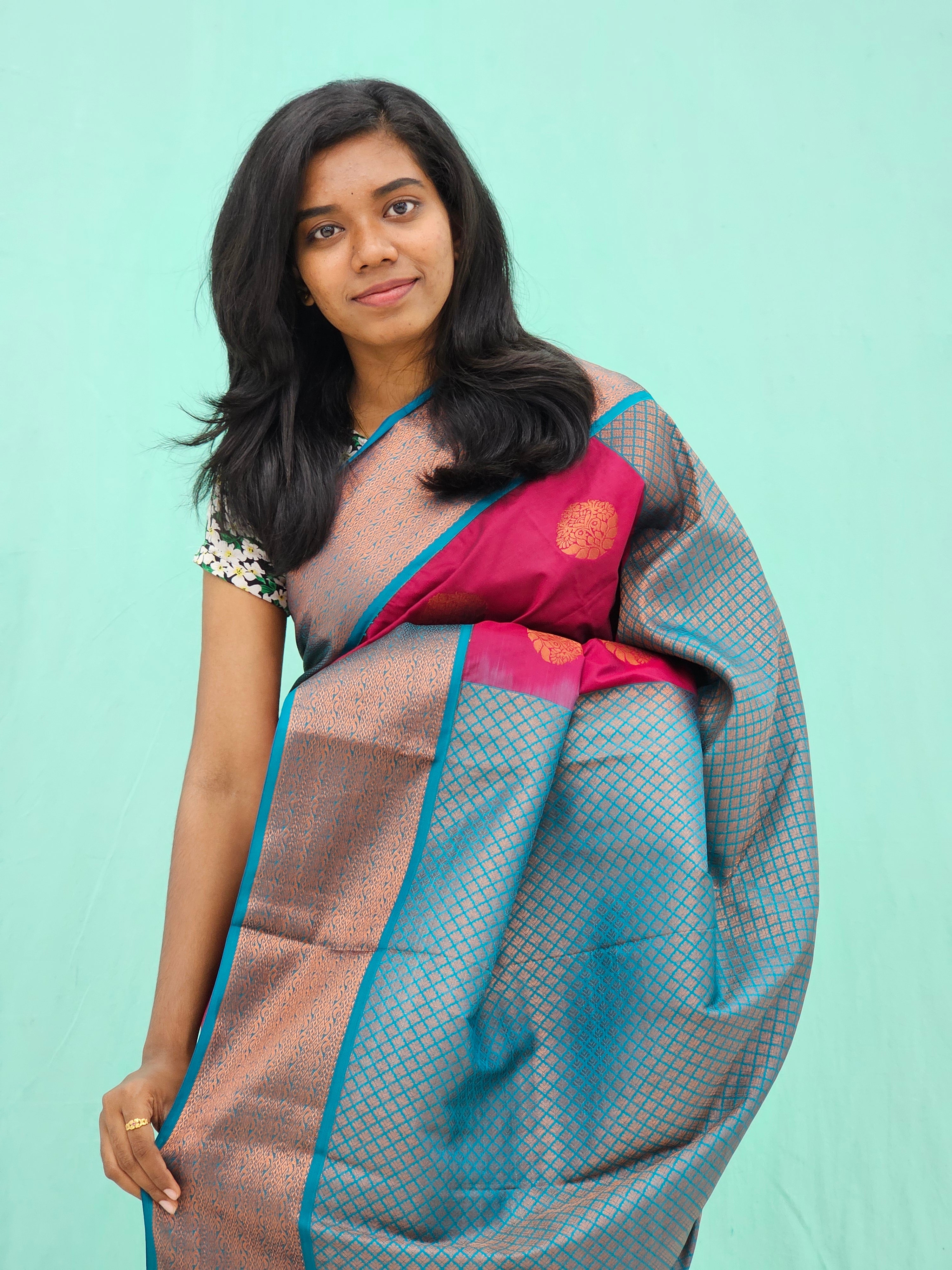 Kanchipuram Blended Trending Silk Saree 084