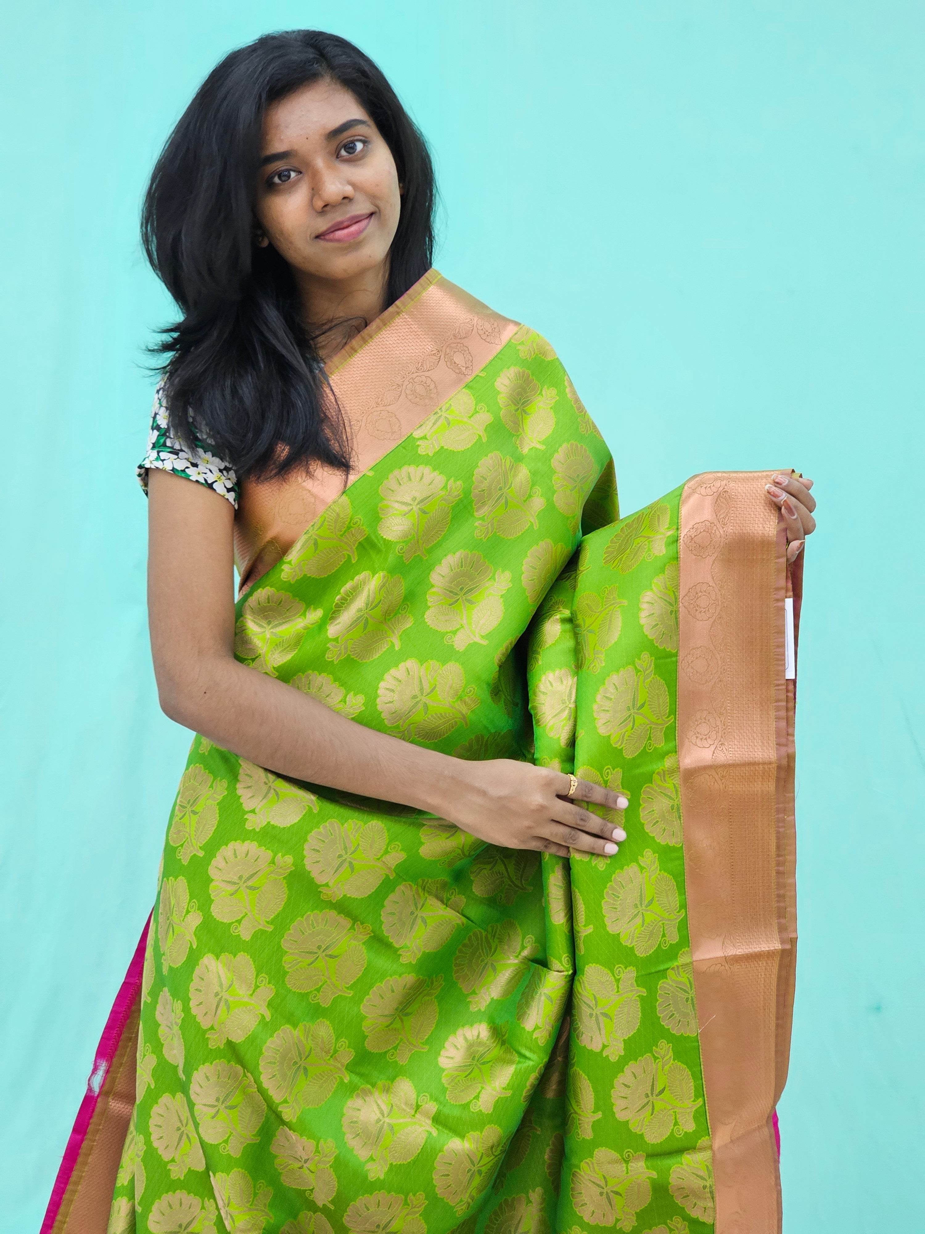 Kanchipuram Blended Trending Silk Saree 087