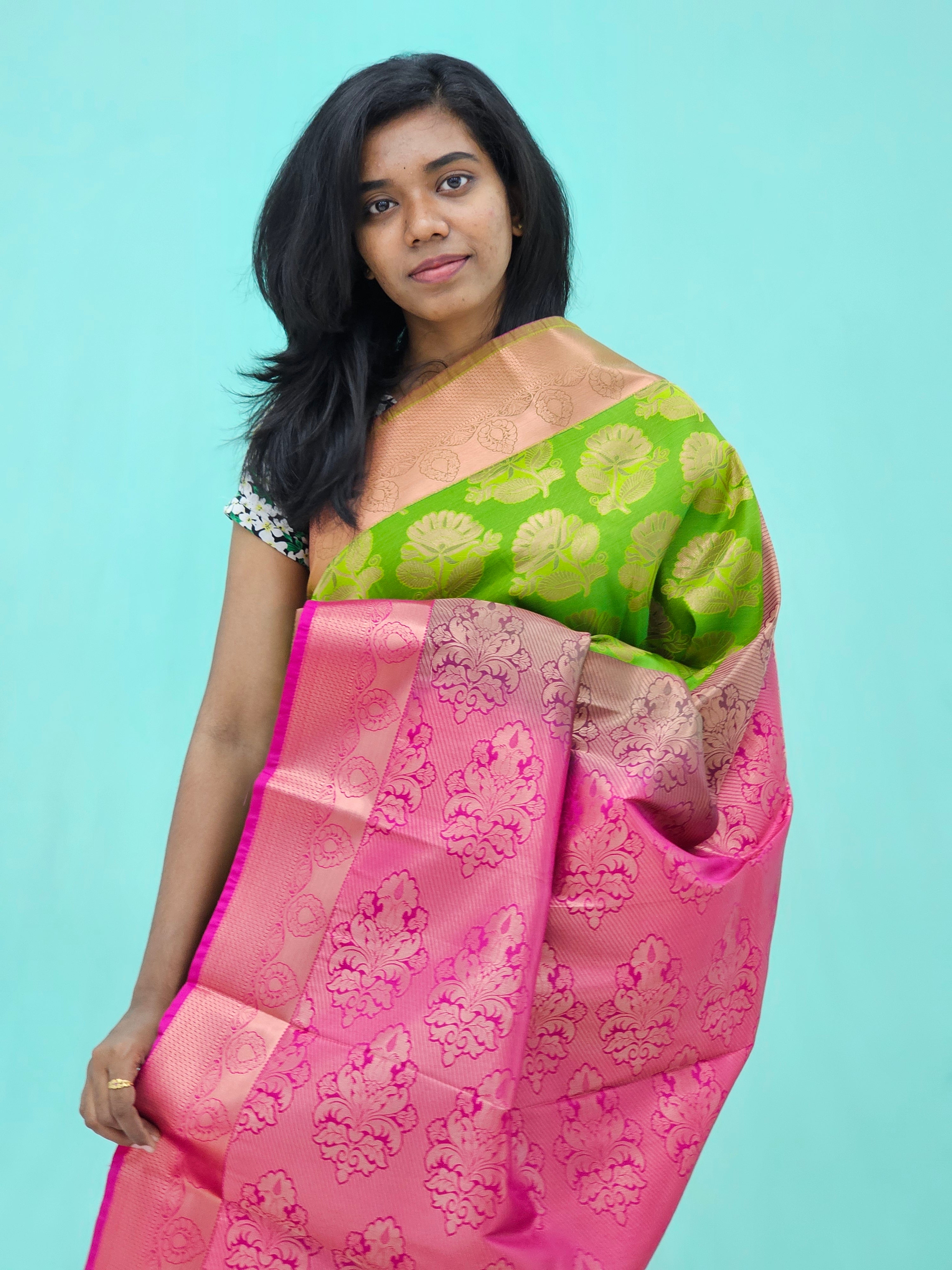Kanchipuram Blended Trending Silk Saree 087