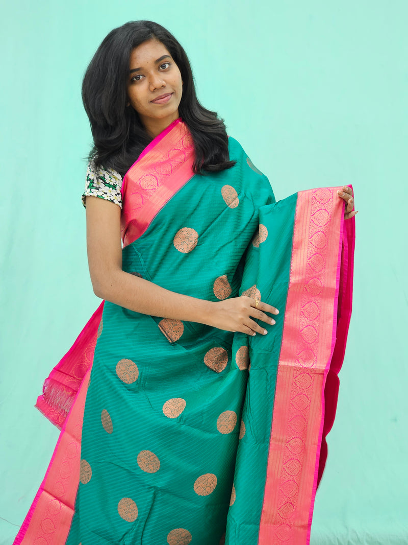 Kanchipuram Blended Trending Silk Saree 095