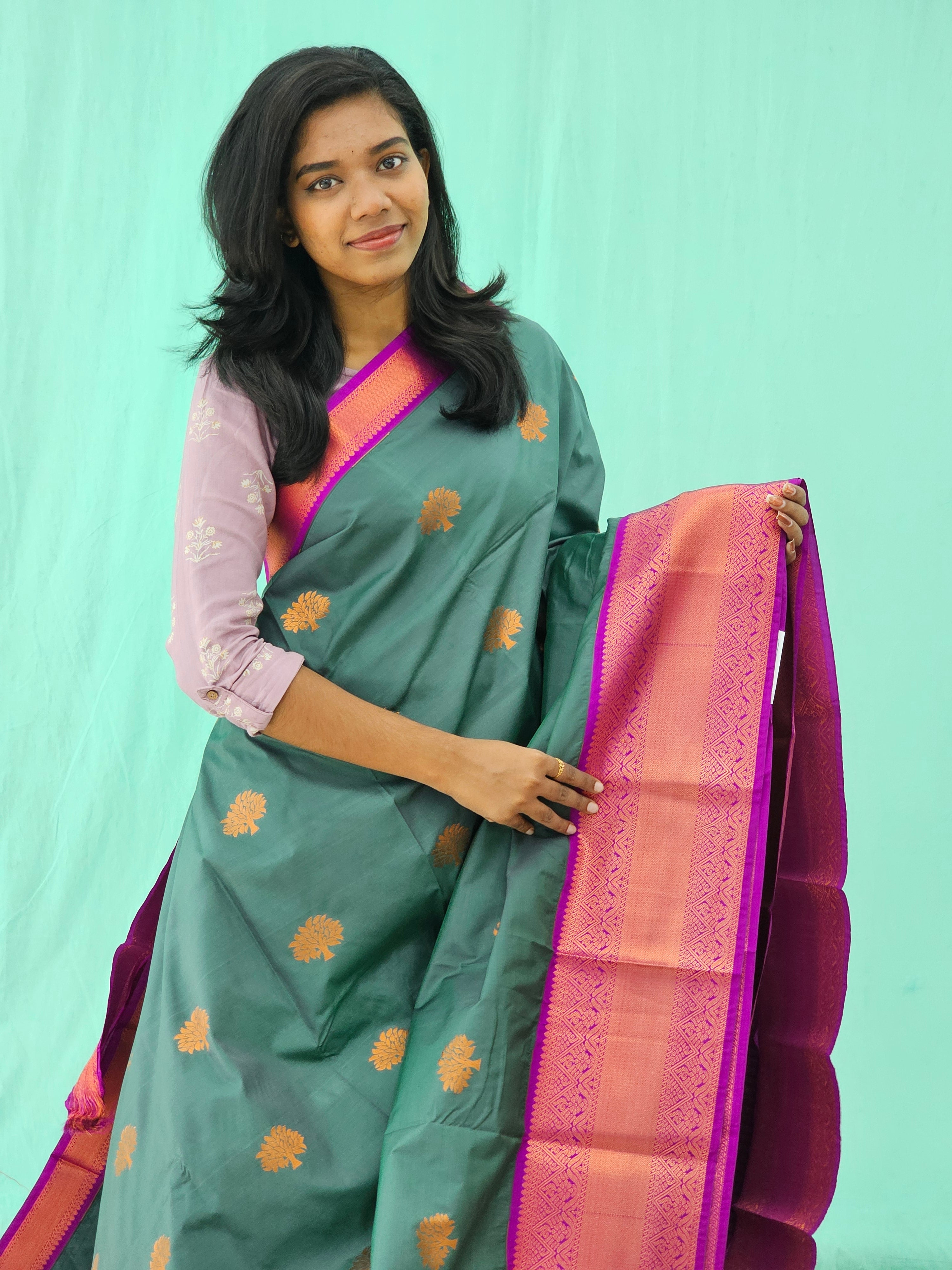 Kanchipuram Blended Trending Silk Saree 101