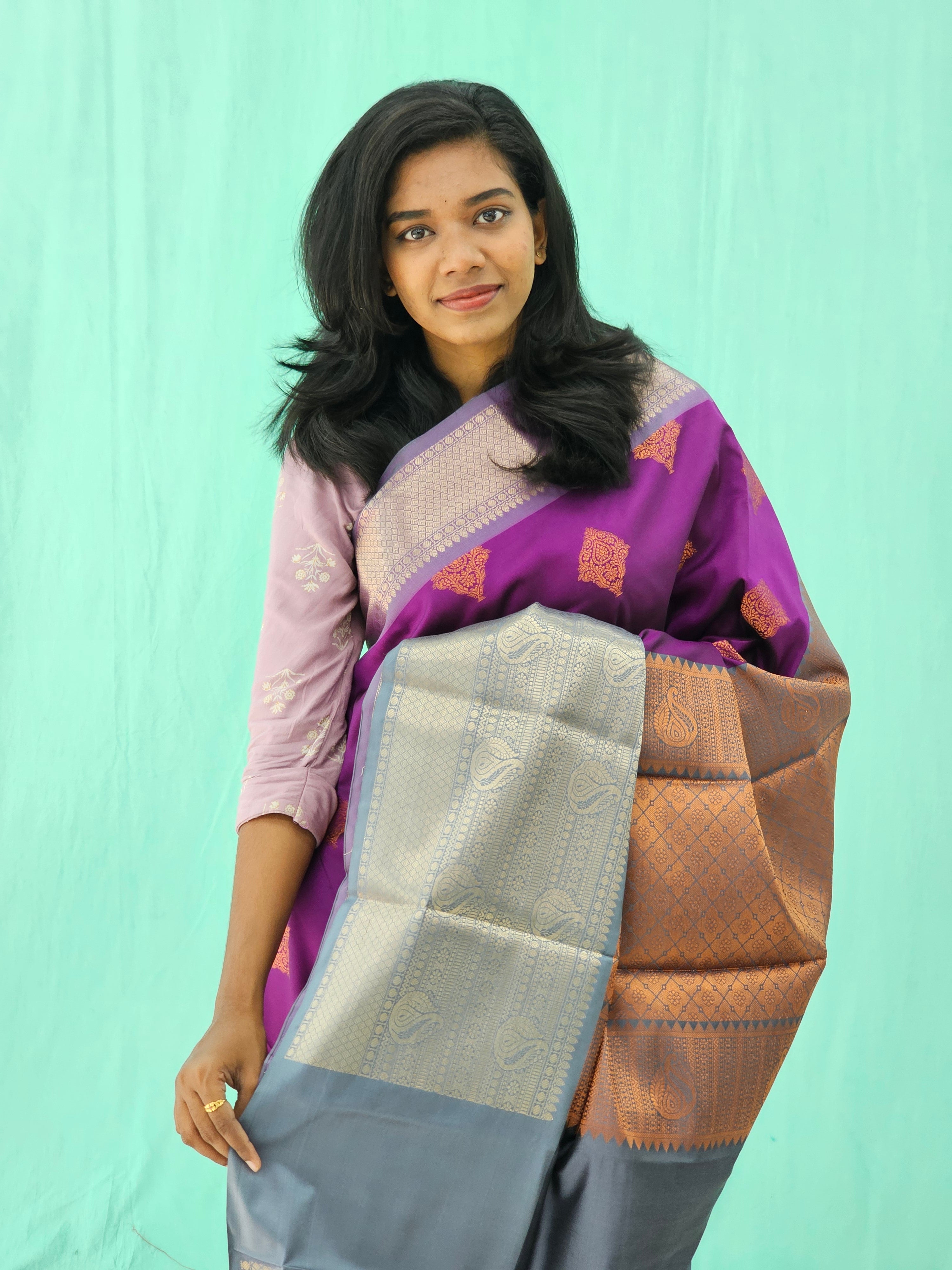 Kanchipuram Blended Trending Silk Saree 103