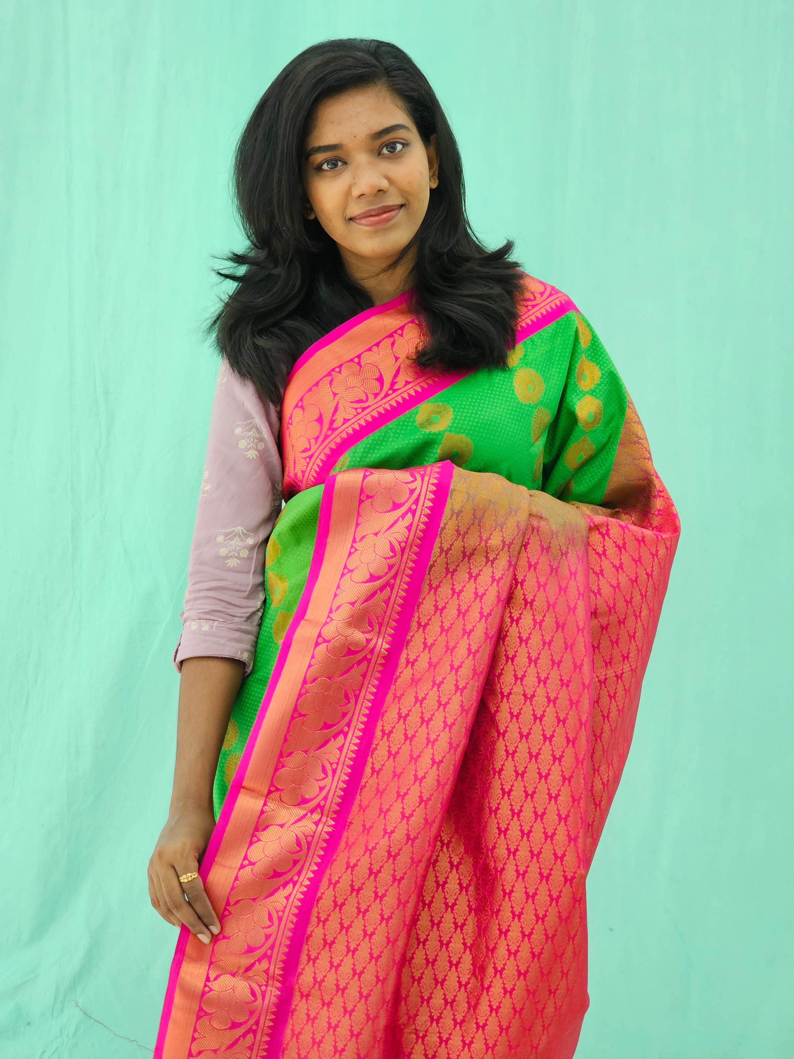 Kanchipuram Blended Trending Silk Saree 104