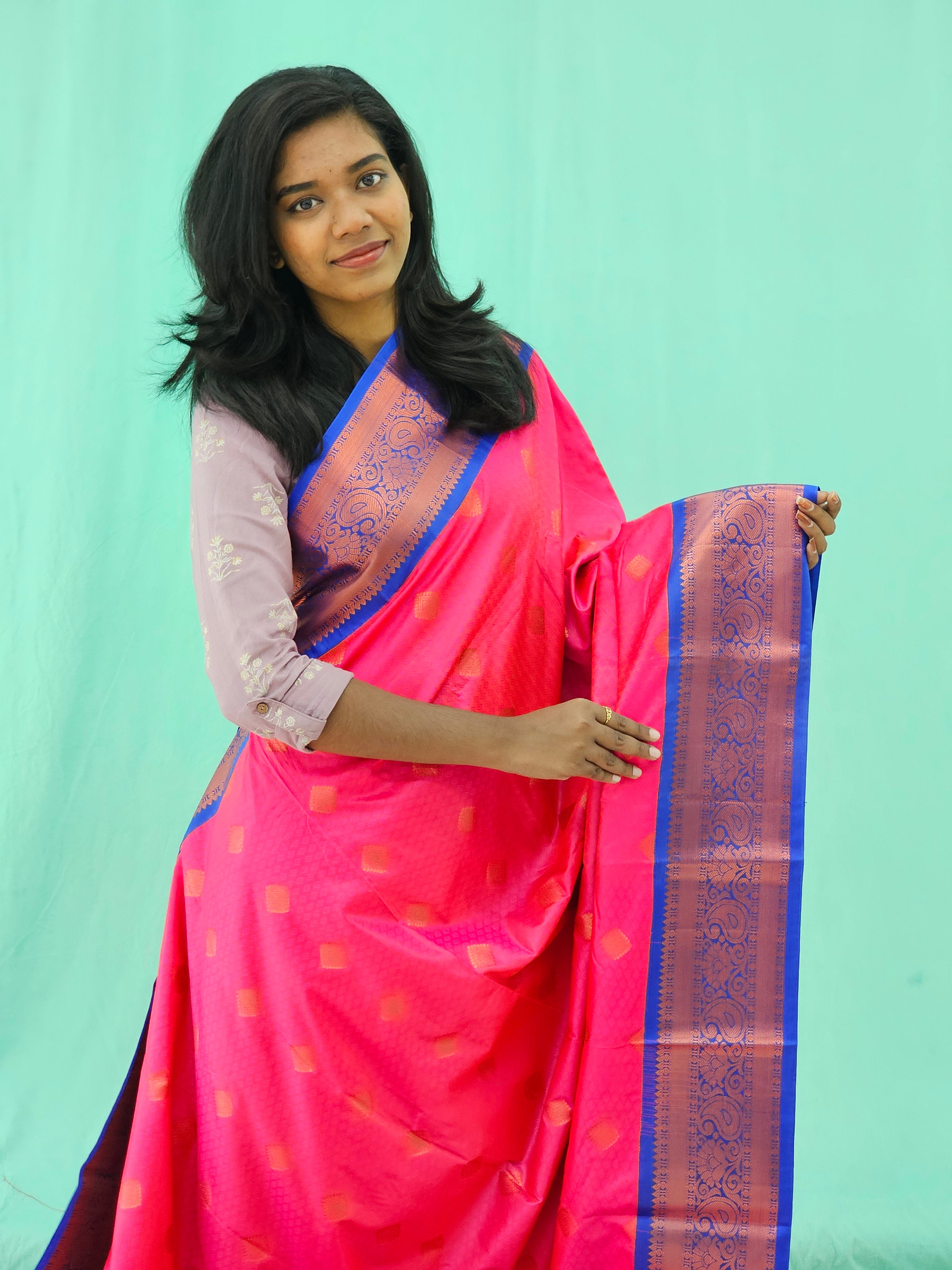 Kanchipuram Blended Trending Silk Saree 105