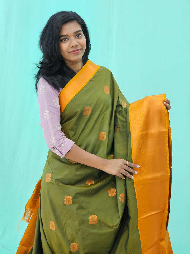 Kanchipuram Blended Trending Silk Saree 106