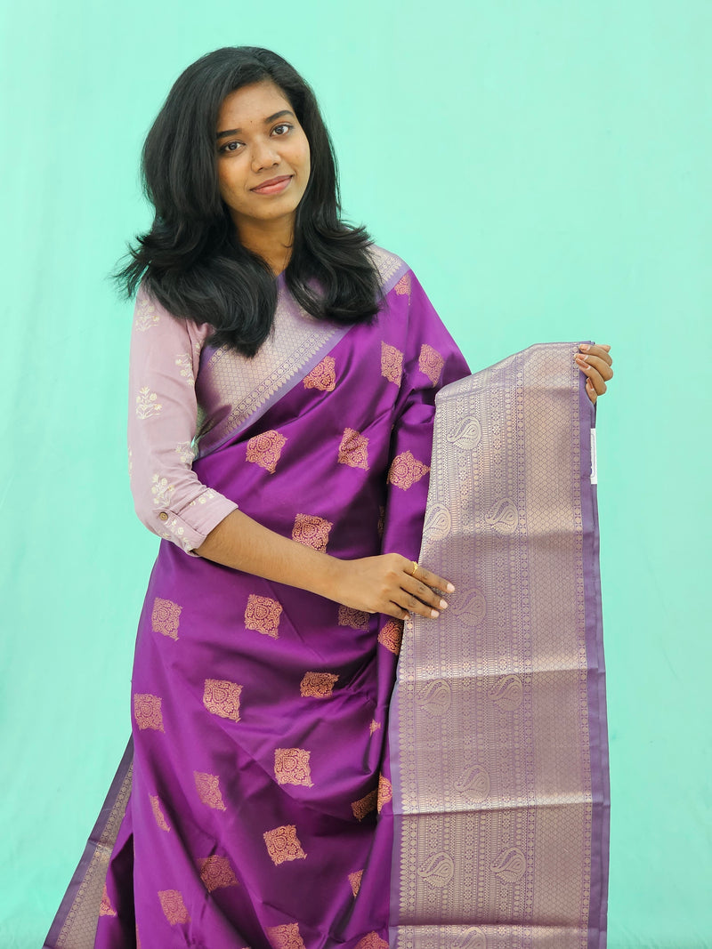 Kanchipuram Blended Trending Silk Saree 130