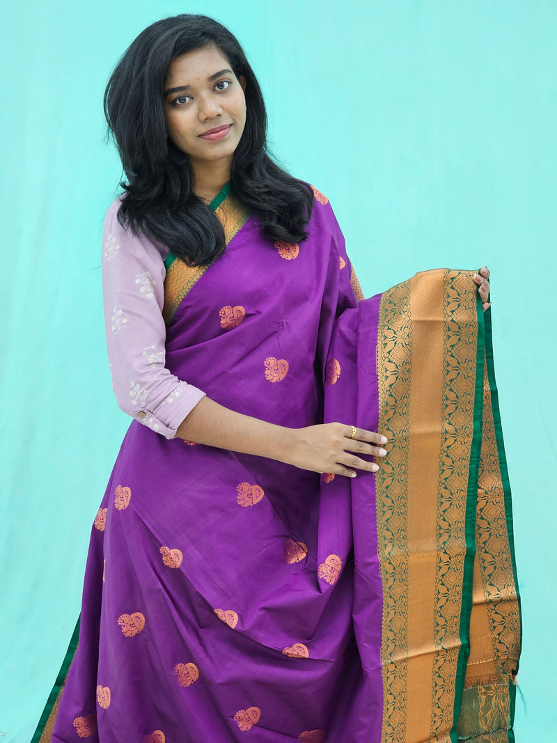 Kanchipuram Blended Trending Silk Saree 138