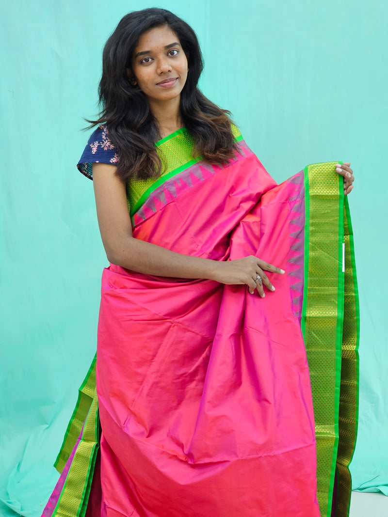 Kanchipuram Pure 9 Yards Korvai Silk Saree 002