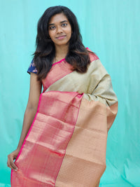 Kanchipuram Pure Elagent Tissue Silk Saree 011