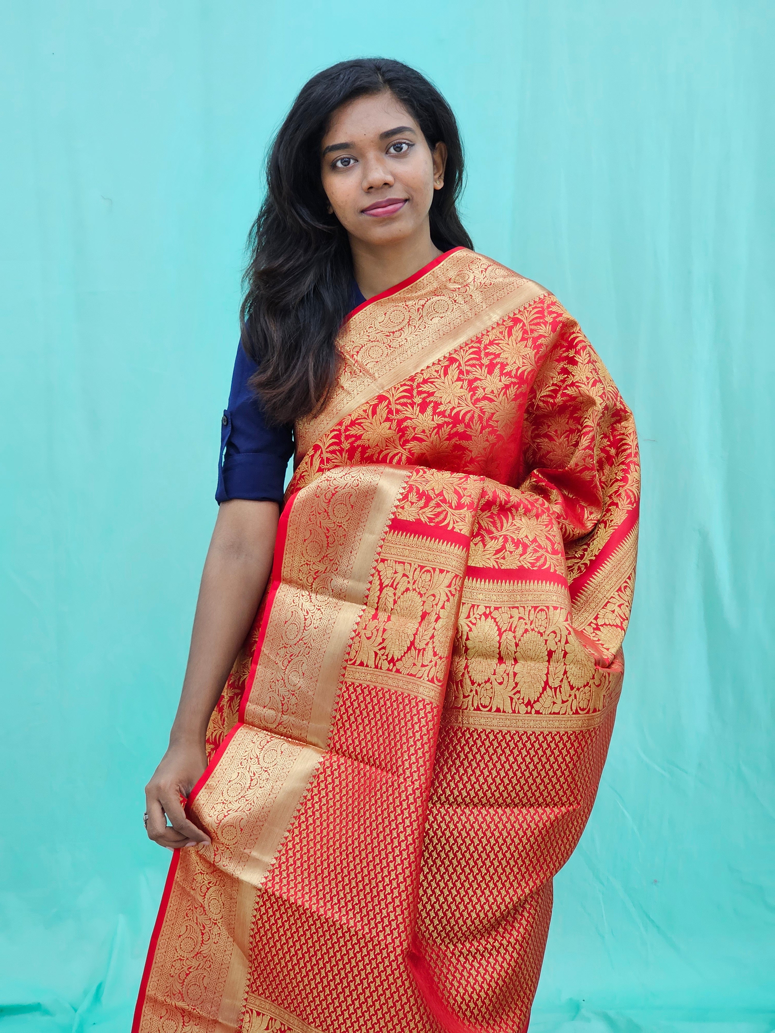 Kanchipuram Pure Traditional Bridal Silk Saree 003