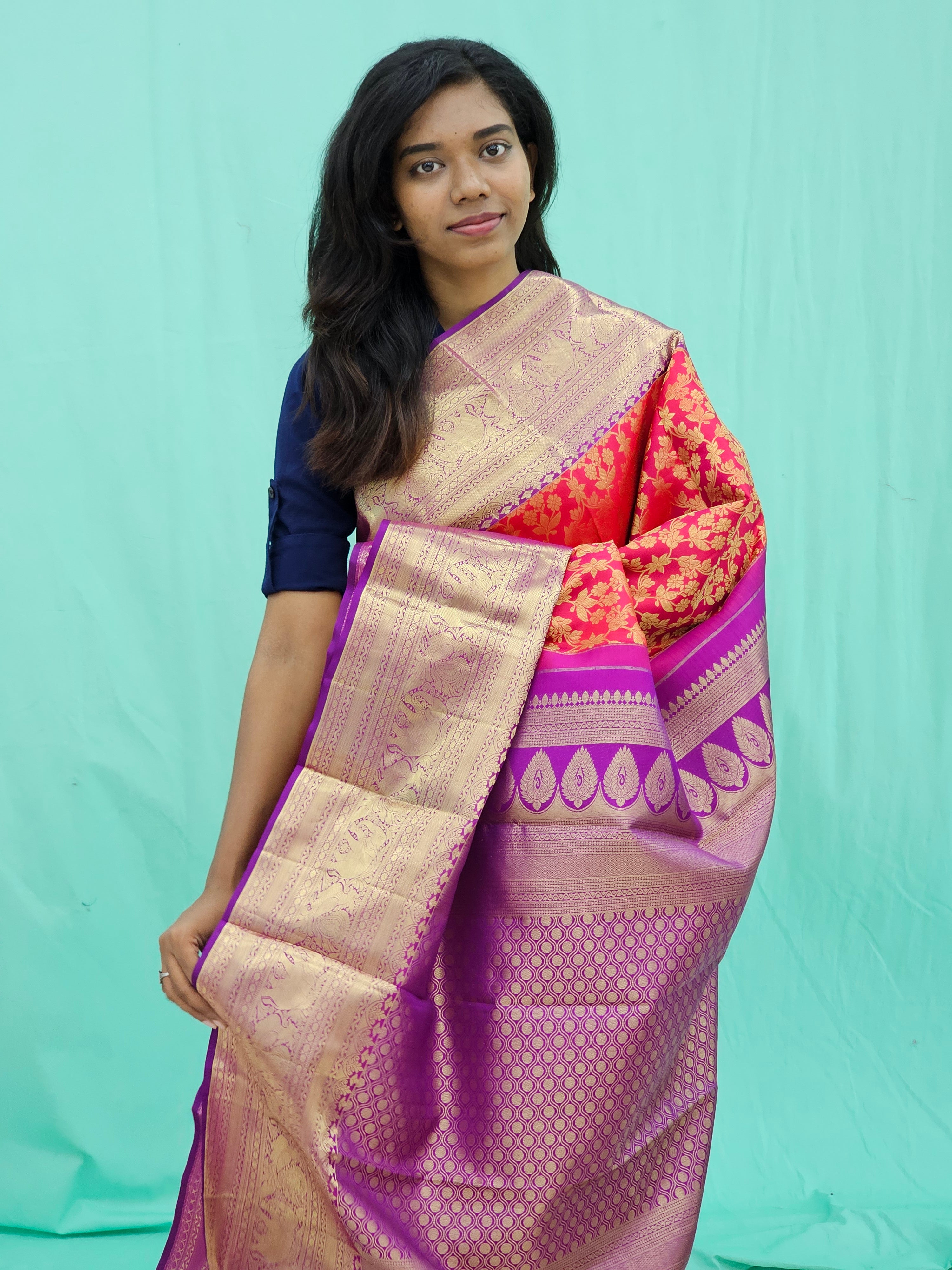 Kanchipuram Pure Traditional Bridal Silk Saree 005