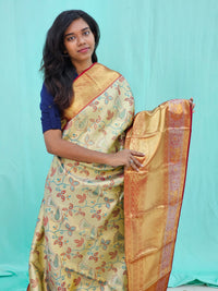 Kanchipuram Pure Tissue Silk Saree 001