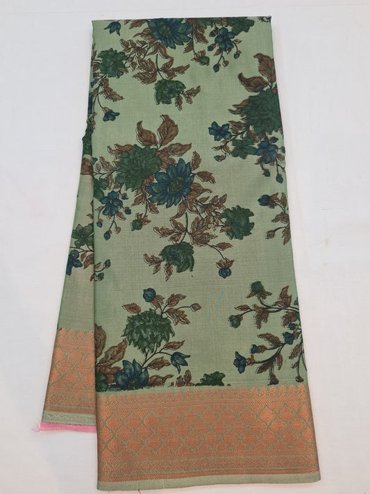 Kanchipuram Blended Soft Silk Silk Saree 089