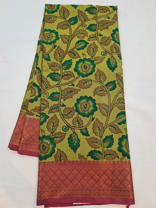 Kanchipuram Blended Soft Silk Silk Saree 092