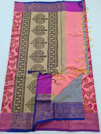 Kanchipuram Blended Soft Silk Silk Saree 094