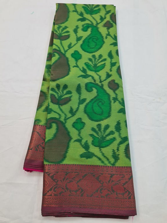 Kanchipuram Blended Pochampally Soft Silk Saree 162