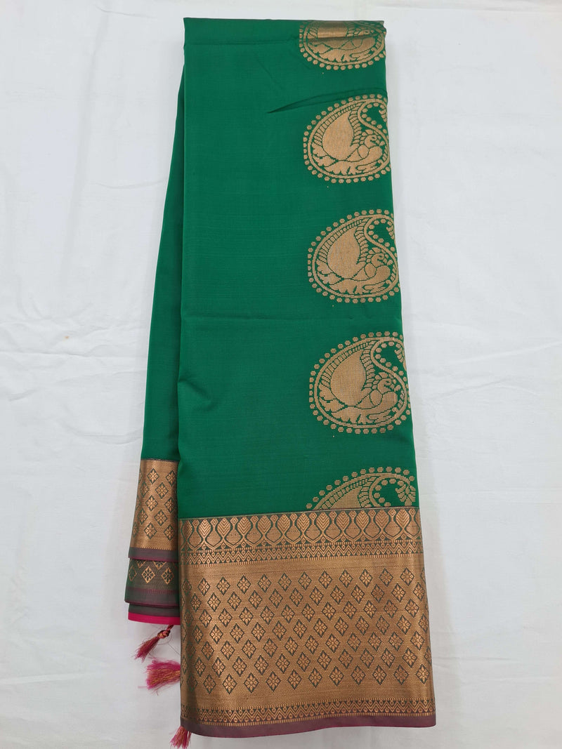 Kanchipuram Blended Soft Silk Silk Saree 016