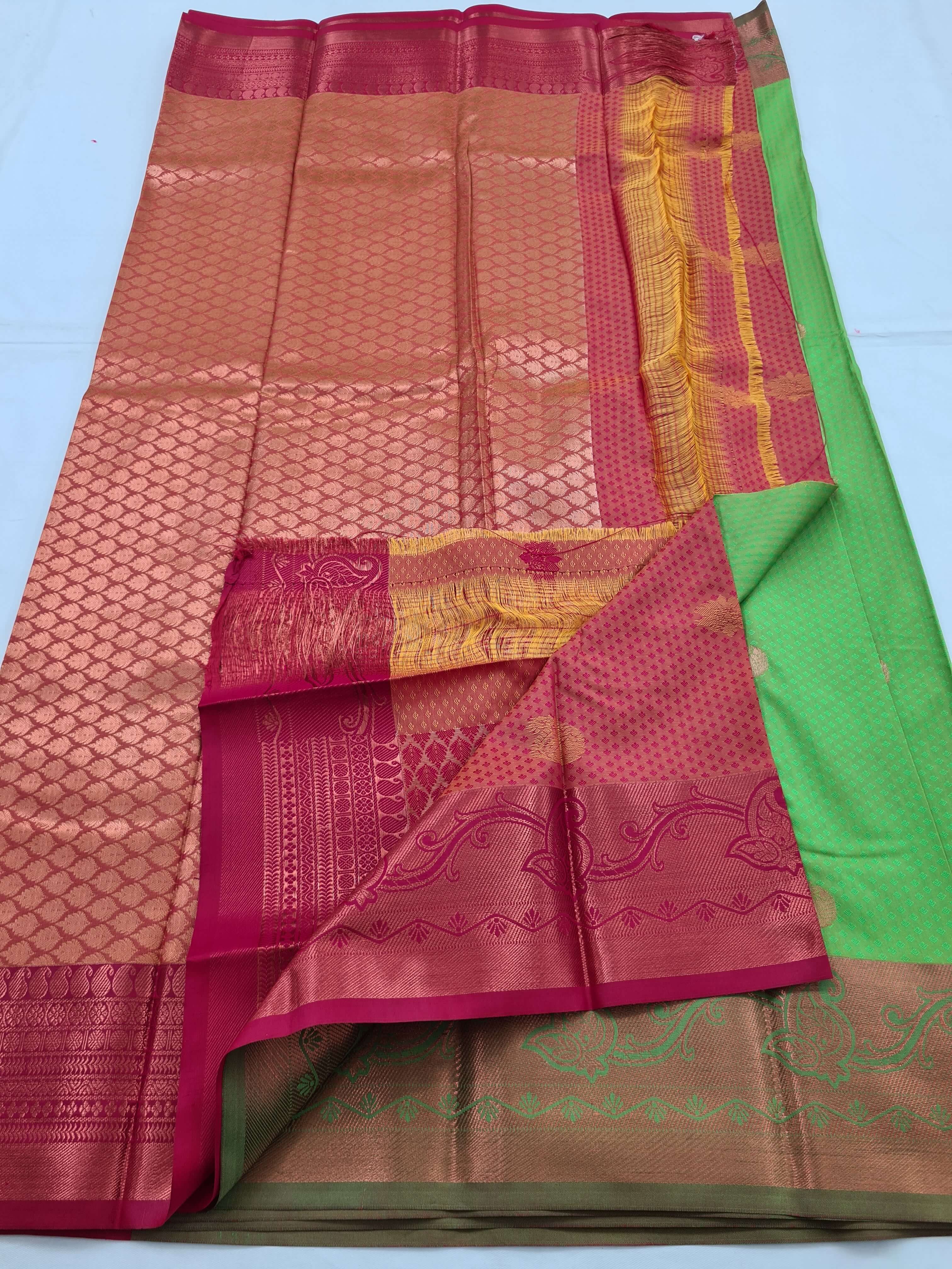Kanchipuram Blended Soft Silk Silk Saree 020