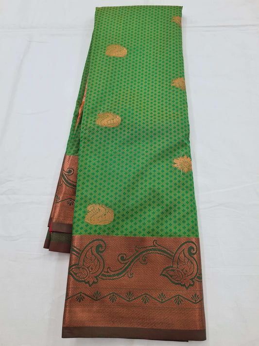 Kanchipuram Blended Soft Silk Silk Saree 029