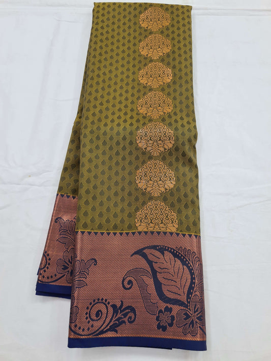 Kanchipuram Blended Soft Silk Silk Saree 030