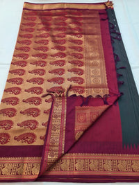 Kanchipuram Blended Soft Silk Silk Saree 054