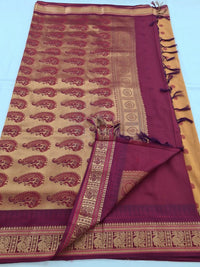 Kanchipuram Blended Soft Silk Silk Saree 060