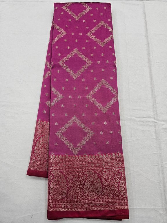 Kanchipuram Blended Trendy Fancy Silk Saree 012