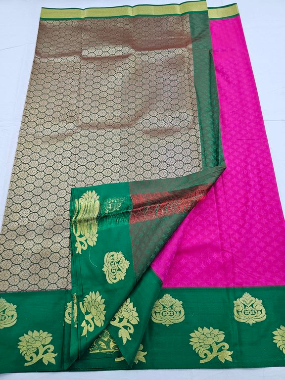 Kanchipuram Blended Trendy Fancy Silk Saree 018