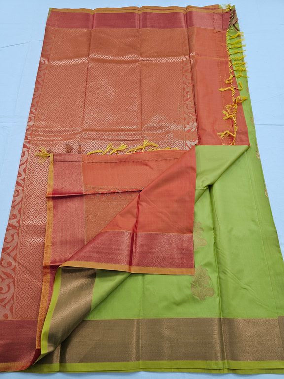 Kanchipuram Blended Trendy Fancy Silk Saree 020
