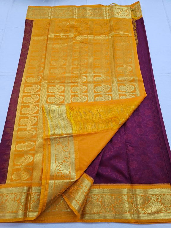Kanchipuram Blended Trendy Fancy Silk Saree 034