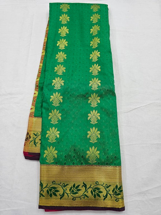 Kanchipuram Blended Trendy Fancy Silk Saree 035