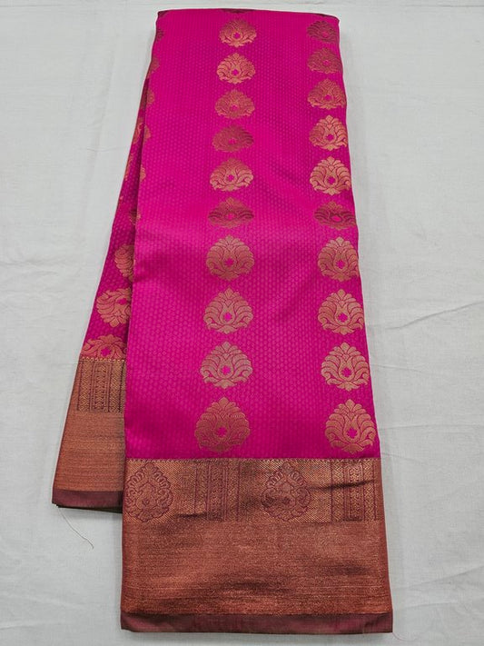 Kanchipuram Blended Trendy Fancy Silk Saree 036