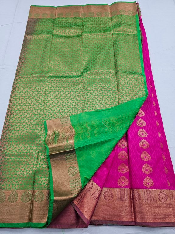 Kanchipuram Blended Trendy Fancy Silk Saree 036
