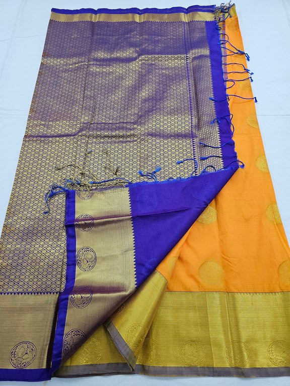 Kanchipuram Blended Trendy Fancy Silk Saree 037