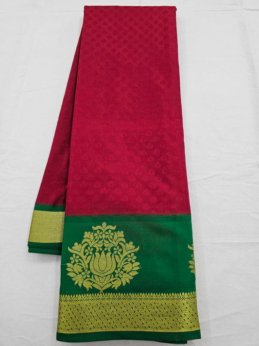 Kanchipuram Blended Trendy Fancy Silk Saree 043