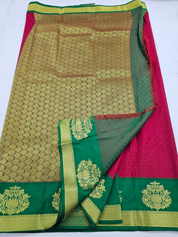 Kanchipuram Blended Trendy Fancy Silk Saree 043