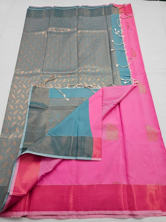 Kanchipuram Blended Trendy Fancy Silk Saree 049