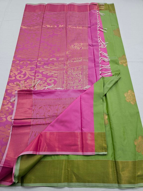 Kanchipuram Blended Trendy Fancy Silk Saree 050