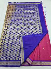 Kanchipuram Blended Trendy Fancy Silk Saree 055