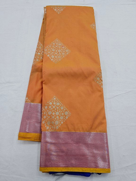 Kanchipuram Blended Trendy Fancy Silk Saree 064