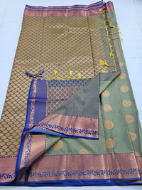 Kanchipuram Blended Trendy Fancy Silk Saree 066