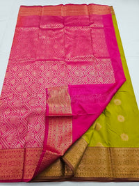 Kanchipuram Blended Trendy Fancy Silk Saree 071