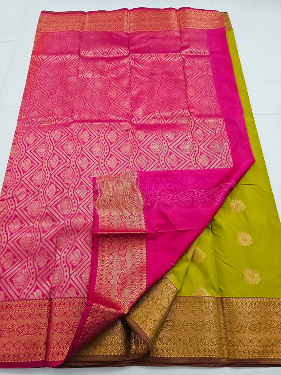 Kanchipuram Blended Trendy Fancy Silk Saree 071