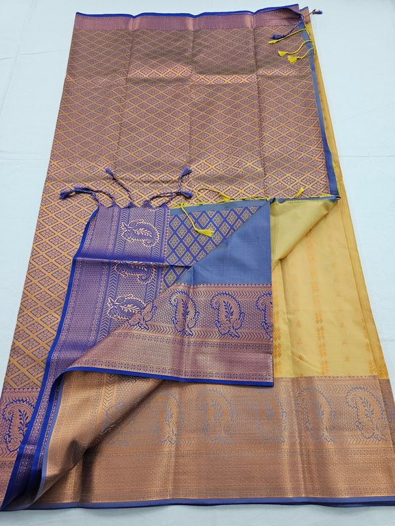Kanchipuram Blended Trendy Fancy Silk Saree 079