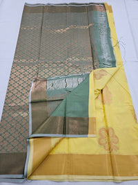 Kanchipuram Blended Trendy Fancy Silk Saree 084