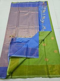 Kanchipuram Blended Trendy Fancy Silk Saree 085