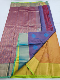 Kanchipuram Blended Trendy Fancy Silk Saree 099