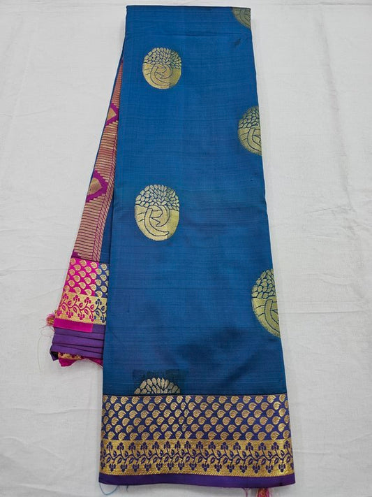 Kanchipuram Blended Trendy Fancy Silk Saree 111