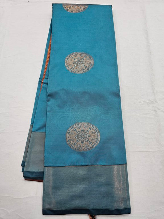 Kanchipuram Blended Trendy Fancy Silk Saree 115